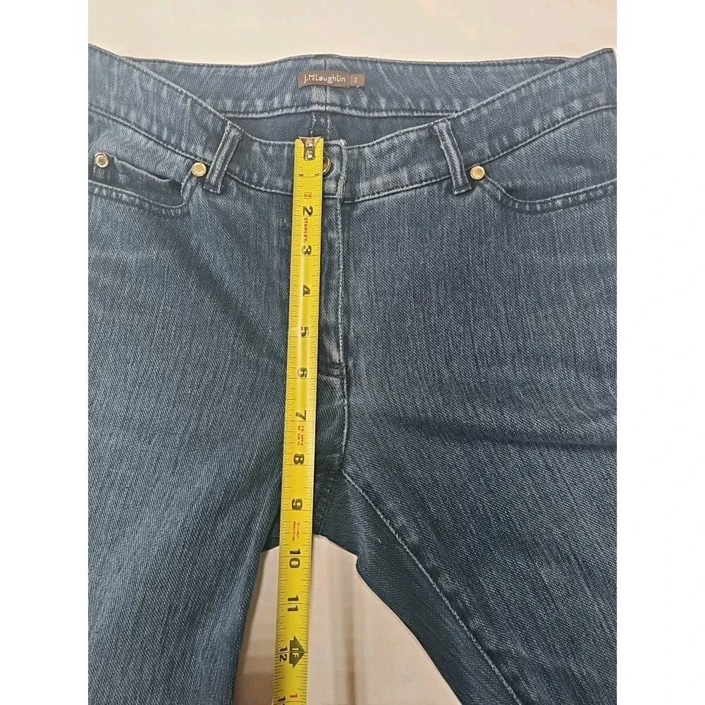 J McLaughlin Skinny Jeans‎ Women's Size 2 Blue Stretch Denim